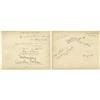 Image 1 : Signed Pages from Clifton Webb's Guest Book, Including