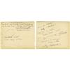 Image 1 : Signed Pages from Clifton Webb's Guest Book, Including