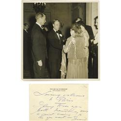 Clifton Webb Photo and Letter From Edward, Duke of Wind