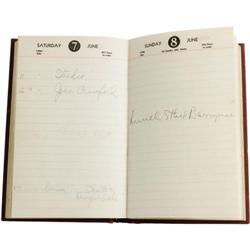 Clifton Webb's Personal 1947 Date Book.