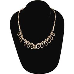 Shelly Winters Faux Diamond Necklace.