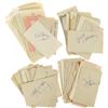 Image 1 : Large Collection of Vintage Celebrity Autographs.