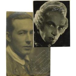 Conrad Veidt and Paul Ivano Signed Portraits.