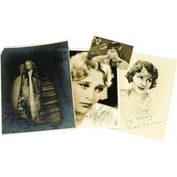 Early Starlets Signed Photo Group.