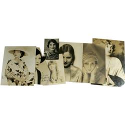 Female Star Signed Photos Group of 7.