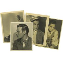 Autographed Photos of Ramon Navarro, Nils Asther, Ralp