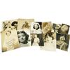Image 1 : Assortment of Classic Hollywood Starlets Signed Photos.