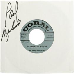 Johnny Burnette Autographed Promo 45 (Coral 61719, 1956