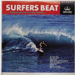 Dick Dale and Mike Adams Surf LP Group of 4 (1963-64).