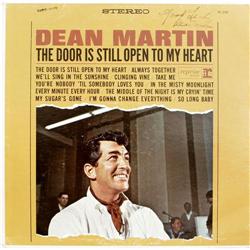 Sammy Davis Signed Contract and Dean Martin Signed Albu