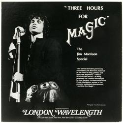 Jim Morrison (Doors) "Three Hours For Magic" Radio Show