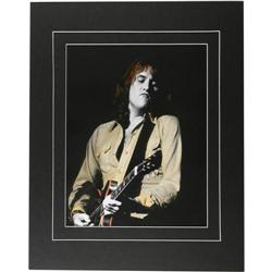 Alvin Lee Rare Concert Photo Illustration.