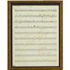 Image 1 : Original Music Manuscript Signed by Henry Mancini to Ka