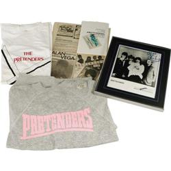 Pretenders Memorabilia and Signed Photo.