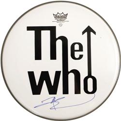 The Who Related - Pete Townsend Signed Drumhead.
