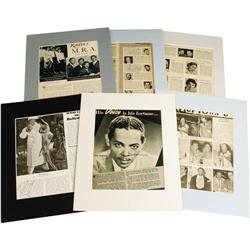 Assorted Great Black Entertainer Autographs.