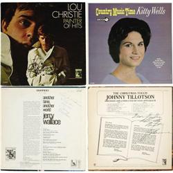 Various Oldies Artist Autographed LP Cover Group of 17.