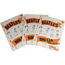 Beatles Original Pin-Up Screamers Poster Set Group of 3