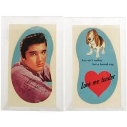 Elvis Presley Unused Toy Guitar Decals.