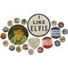 Image 1 : Elvis Presley Vintage Charm and Assortment of Pinback B