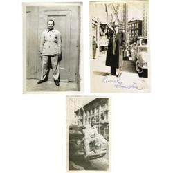 Cab Calloway, Nat "King" Cole, and Lionel Hampton Signe