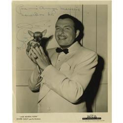 Xavier Cugat Signed Photo.