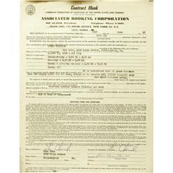 Chico Hamiliton and Others Contracts with Photos.