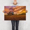 Image 1 : NO RESERVE LIMITED EDITION PRINT "ANTIQUE TRUCK SUNRISE"