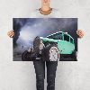 Image 1 : NO RESERVE LIMITED EDITION PRINT "LIGHTNING FORD CUSTOM"