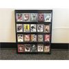 Image 1 : NO RESERVE FRAMED COLLECTION OF 20 HOCKEY CARDS 