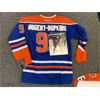 Image 1 : NO RESERVE RYAN NUGENT-HOPKINS AUTOGRAPHED OILERS JERSEY AND PRINT