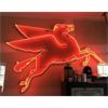 Image 1 : RESERVE LIFTED AND SELLING! BEAUTIFUL 50's/60's VINTAGE NEON/PORCELAIN MOBIL OIL PEGASUS SIGN