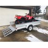 Image 1 : 2008 ARCTIC CAT 500 AUTO 4x4 ATV INCLUDING TRAILER AND SNOW PLOW