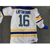 Image 1 : NO RESERVE AUTOGRAPHED PAT LAFONTAINE BUFFALO SABERS HOCKEY JERSEY