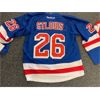 Image 1 : NO RESERVE AUTOGRAPHED MARTIN ST LOUIS NEW YORK RANGERS HOCKEY JERSEY