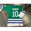 Image 1 : NO RESERVE AUTOGRAPHED RON FRANCIS HARTFORD WHALERS HOCKEY JERSEY