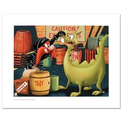 "Stupid Dragon" Limited Edition Giclee from Warner Bros., Numbered with Hologram