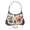 Image 3 : Gucci Blue Flora Print Jackie Medium Hobo Bag