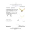 Image 3 : 0.50 ctw Diamond and Pearl Pendant And Chain - 18KT Yellow Gold