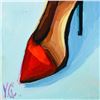 Image 2 : Yasna Godovanic, Original Acrylic Painting on Board, Hand Signed with Letter of