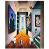 Image 1 : Ferjo, "Delights in the Hall" Original Painting on Canvas, Hand Signed with Lett