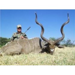 Kudu, Zebra, Blue Wildebesst,  and Blesbuck Safari for 2 Hunters and 2 Observers