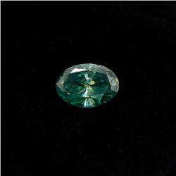 Lab Created 6.34CT GREEN DIAMOND