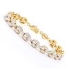 Image 1 : Plated 18KT Yellow Gold Diamond Bracelet