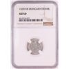 Image 1 : 1529 KB Hungary Denar 'Madonna and Child' Coin NGC AU50