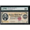 Image 1 : 1922 $100 Gold Certificate PMG 30