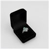 Image 1 : Lab Created 3.75 Ct Mint Green Diamond Ring