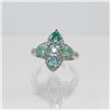 Image 2 : Lab Created 3.75 Ct Mint Green Diamond Ring