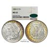 Image 1 : 1884-O $1 Morgan Silver Dollar Coin NGC MS62 CAC Great Toning