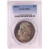 Image 1 : 1881-S $1 Morgan Silver Dollar Coin PCGS MS64 Nice Toning